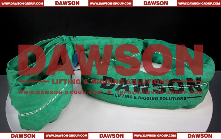 WLL 8T DAWSON &times; TYSONNEEMA TWIN-ROUTE High-performance Synthetic Round Lifting Slings ASME ANSI B30.9 - Dawson Group Ltd. - China Manufacturer, Supplier