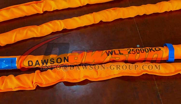 WLL 25T 1.5m Polyester Round Sling 25000KG Lifting Sling - Dawson Group Ltd. - China Manufacturer, Supplier, Factory