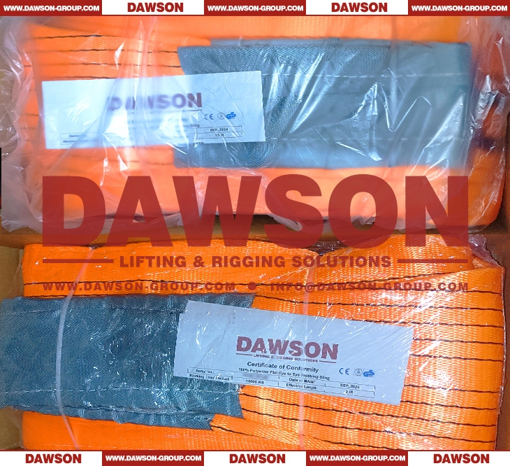 WLL 10 Ton 10m Polyester Webbing Sling Lifting Sling- Dawson Group Ltd.