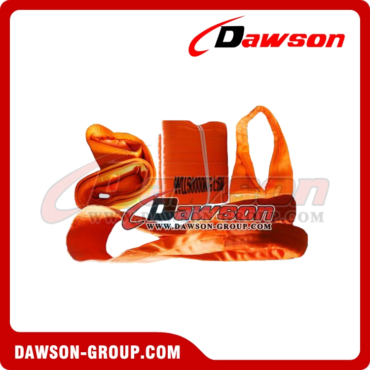 WLL 50 Ton x 5m Heavy Duty Adjustable Lifting Sling to AS 1353 | Polyester Webbing Sling