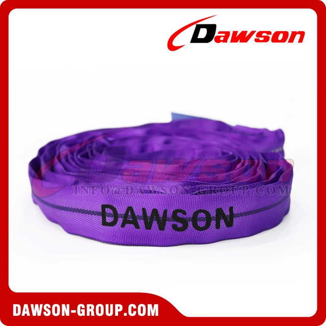 WLL 1 Ton 1M Polyester Round Sling Endless Lifting Sling Synthetic Round Lifting Sling for Industrial Crane Hoisting