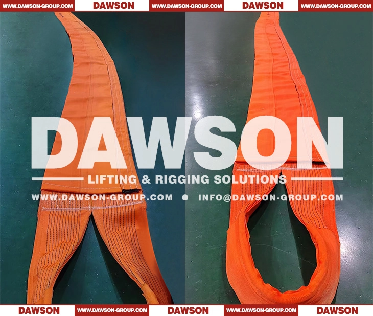 WLL 60 Ton 3m Polyester Heavy Duty Webbing Sling Lifting Sling- Dawson Group Ltd.