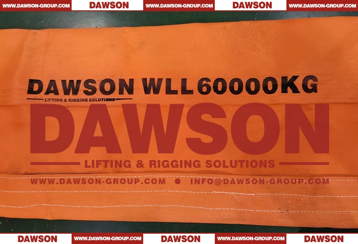 WLL 60 Ton 12m Polyester Heavy Duty Webbing Sling Lifting Sling- Dawson Group Ltd. - China Manufacturer