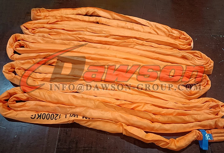 WLL 12T 2.5m Polyester Round Sling 12000KG Lifting Sling - Dawson Group Ltd.