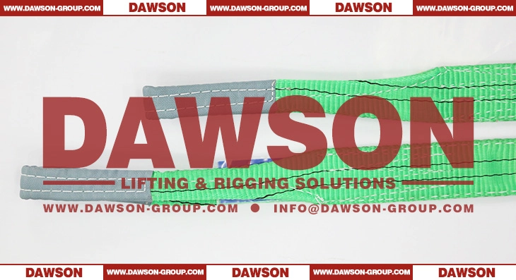 WLL 2 Ton 8M Polyester Flat Webbing Lifting Sling- Dawson Group Ltd.