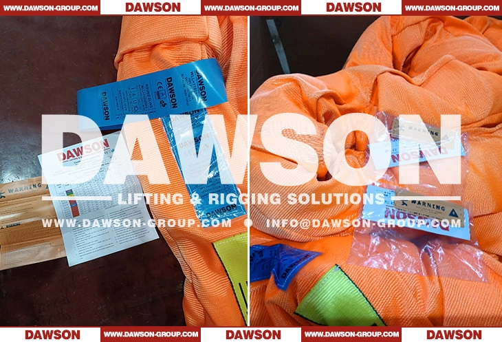 WLL 110T 8m Polyester Round Sling 110000KG Lifting Sling - Dawson Group Ltd. - China Manufacturer, Supplier, Factory