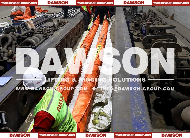 WLL 6T DAWSON & TYSONNEEMA WLL 5-2000T HMPE UHMWPE Synthetic Fiber Heavy Duty Round Lifting Slings, Ultra-high Molecular Weight Polyethylene Endless Round Slings- Dawson Group Ltd. - China Manufacturer, Supplier, Factory