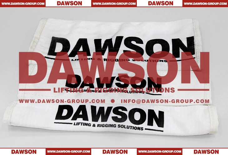 WLL 6T DAWSON &times; TYSONNEEMA Ultra-high Molecular Weight Polyethylene Synthetic Fiber Endless Round Lifting Sling with HMPE UHMWPE Sling Protection - Dawson Group Ltd.