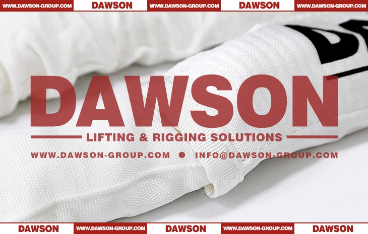 WLL 8T DAWSON &times; TYSONNEEMA Ultra-high Molecular Weight Polyethylene Synthetic Fiber Endless Round Lifting Slings with HMPE UHMWPE Sling Protection- Dawson Group Ltd. - China Manufacturer, Supplier