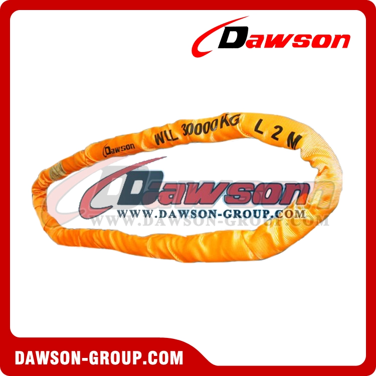 WLL 30T 1m Polyester Round Slings 30000KG Lifting Slings - Dawson Group Ltd. - China Manufacturer, Supplier