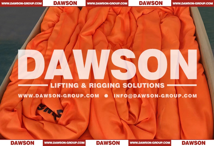 WLL 50T 2m Polyester Round Sling 50000KG Lifting Sling - Dawson Group Ltd.