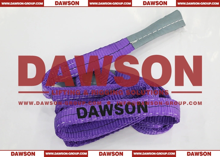 WLL 1 Ton 4M Polyester Webbing Slings 1000kg Lifting Slings- Dawson Group Ltd.