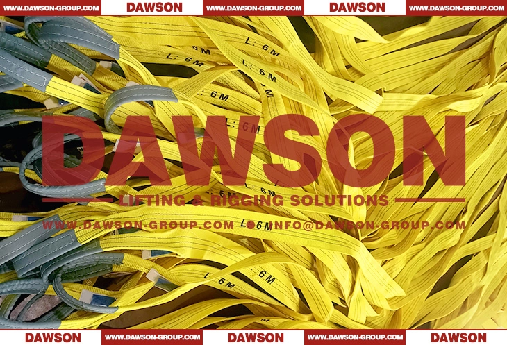 WLL 3 Ton 6M Polyester Webbing Sling Lifting Slings- Dawson Group Ltd.