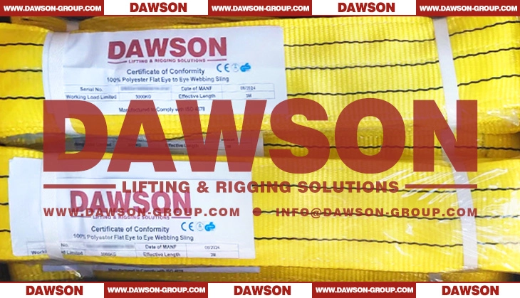 WLL 3 Ton 2M Polyester Webbing Slings Lifting Slings- Dawson Group Ltd. - China Manufacturer.